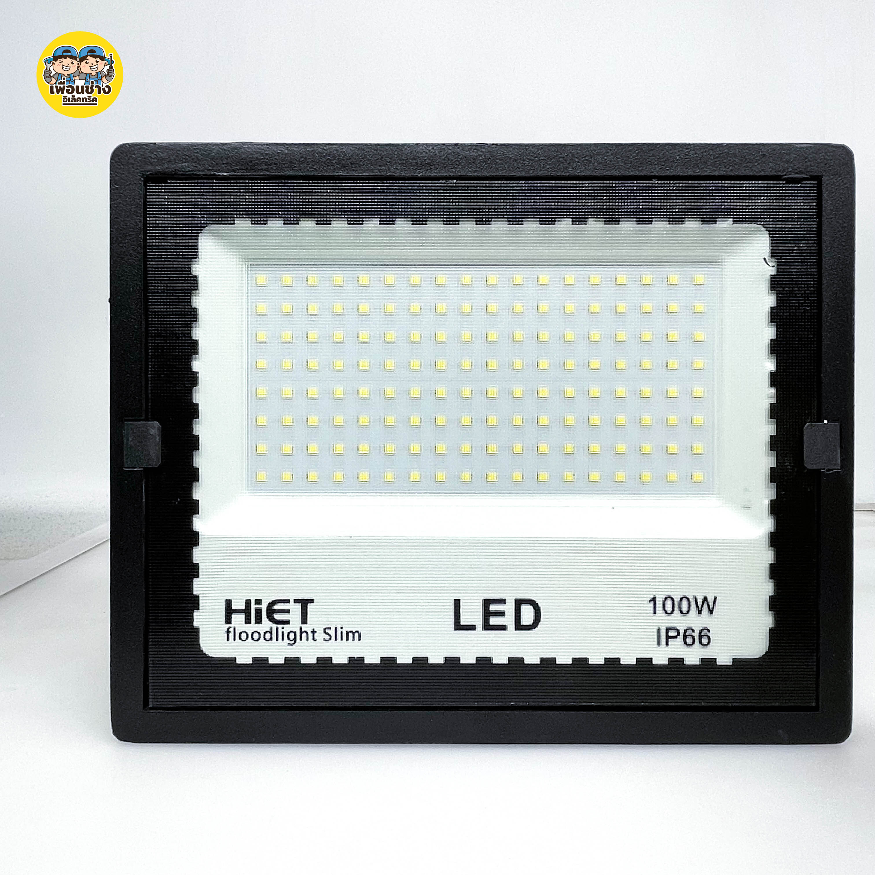 HiET สปอร์ทไลท์ ฟลัดไลท์ ไฮเอท สปอร์ตไลท์ LED slim Floodlight 100W 150W 200W 300W 400W โคมไฟ โคมไฟสปอร์ตไลท์ กันน้ำ โคมกันน้ำ IP66