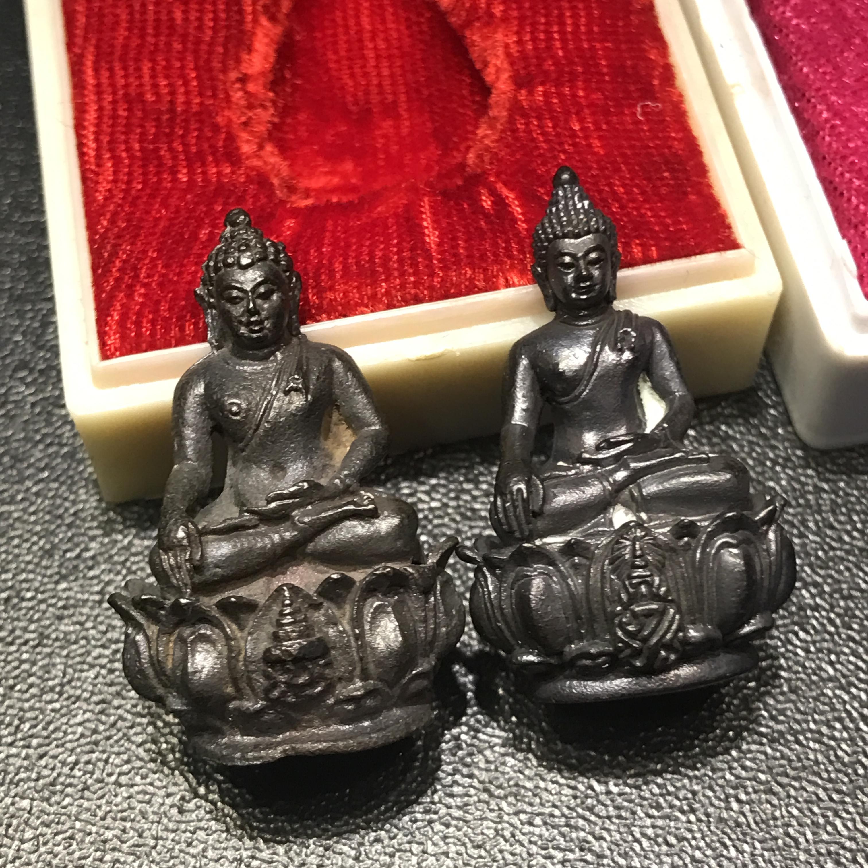 พระกริ่งบุพพาภิมงคล+พระชัยวัฒน์บุพพาภิมงคล ภปร.วัดบุพพาราม ปี2519 เนื้อนวะโลหะ(***พระดีที่พ่อสร้างและพระราชทานนาม***)