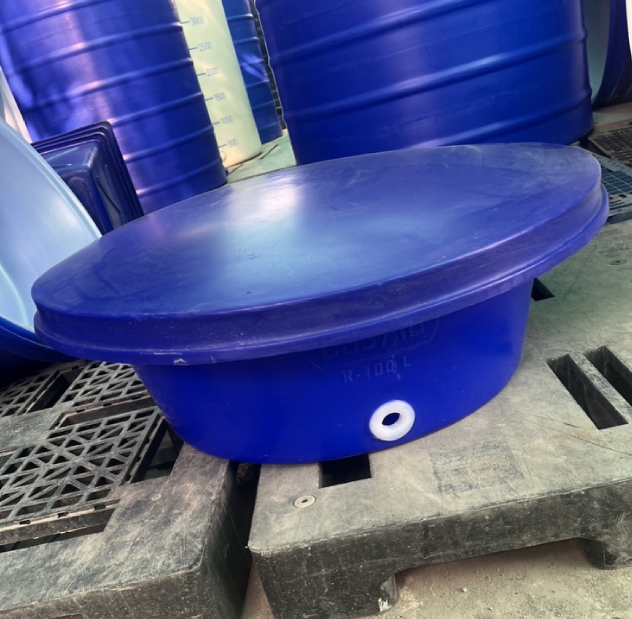 ถังกลมปากกว้าง 100 ลิตร ทรงเตี้ย