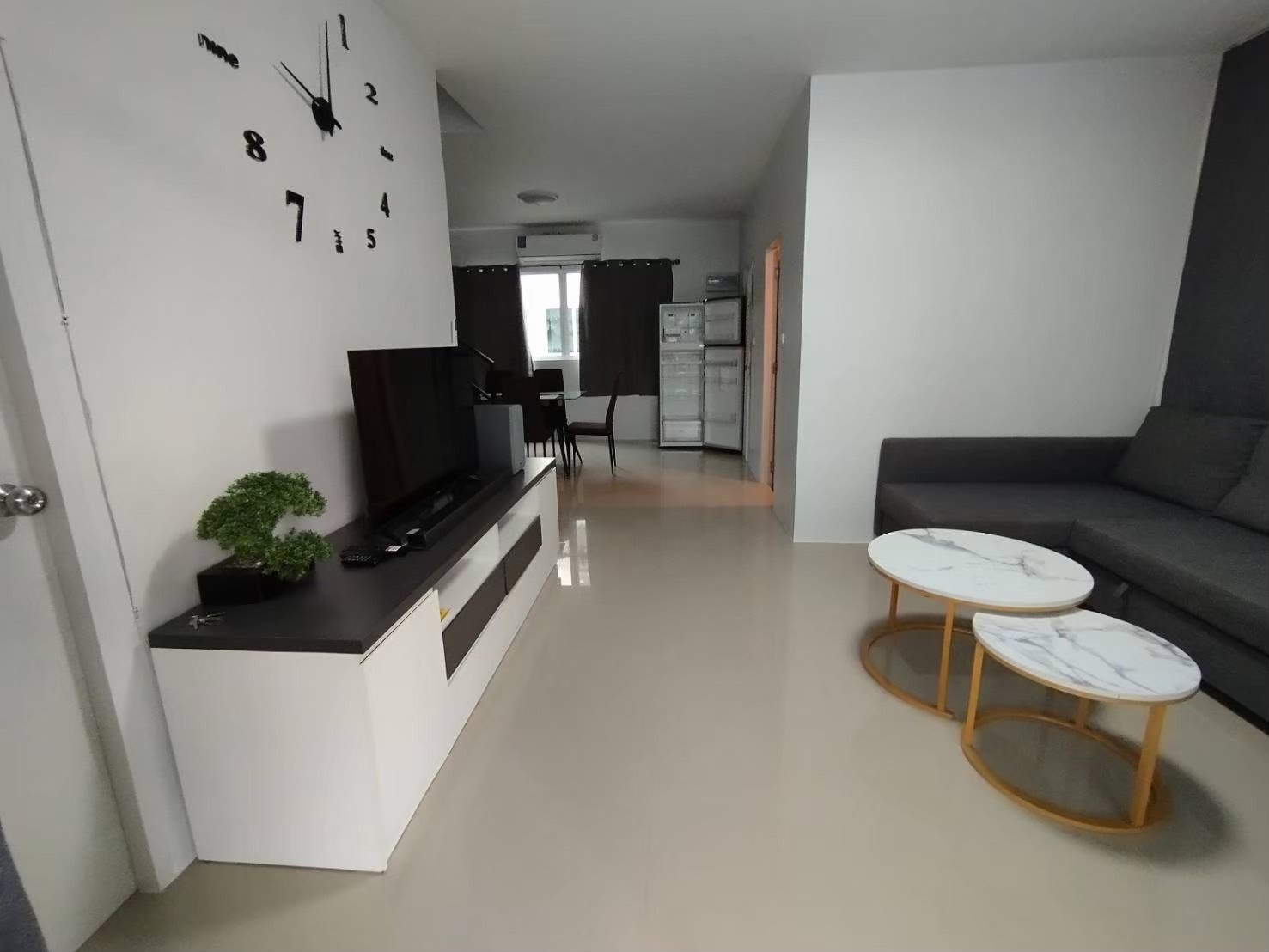 For Rent : Kohkaew, 2-story semi-detached house, 3 bedrooms 3 bathrooms