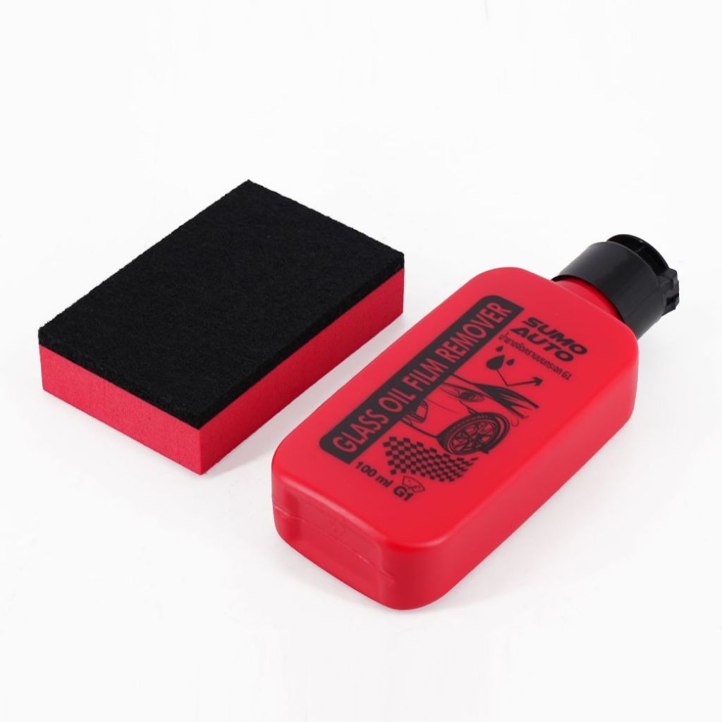 SUMO G1 น้ำยาขจัดคราบบนกระจกรถ 100ml. SUMO Auto ขจัดคราบฝังลึก คราบฝนคราบน้ำ