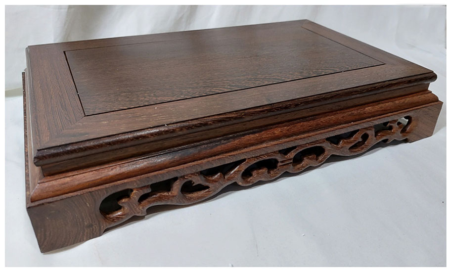 กี๋หรือฐานไม้ สี่เหลี่ยมผืนผ้า ท๊อป 21cmx35cm