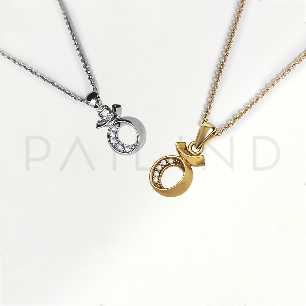 จี้เงินแท้ประดับพลอย สัญลักษณ์ Zodiac สำหรับชาวราศีพฤษภ