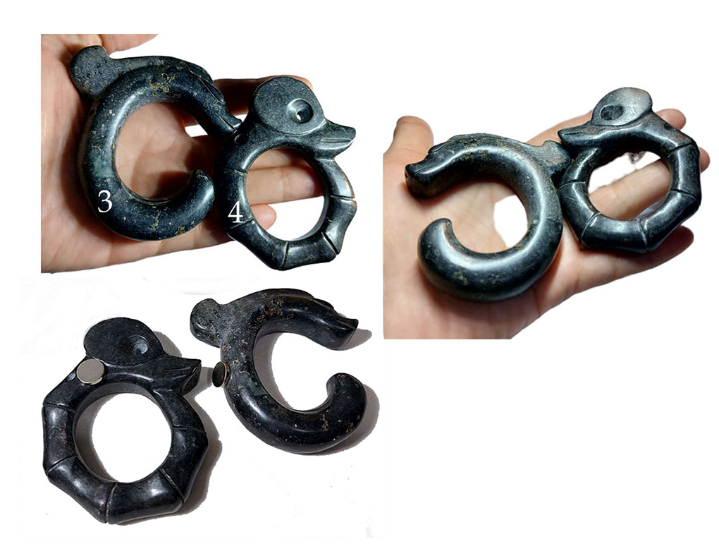 หินสะสม จี้หินสะสม สไตล์จีนโบราณ(หินแม่เหล็กดูดติด)-BPT2919