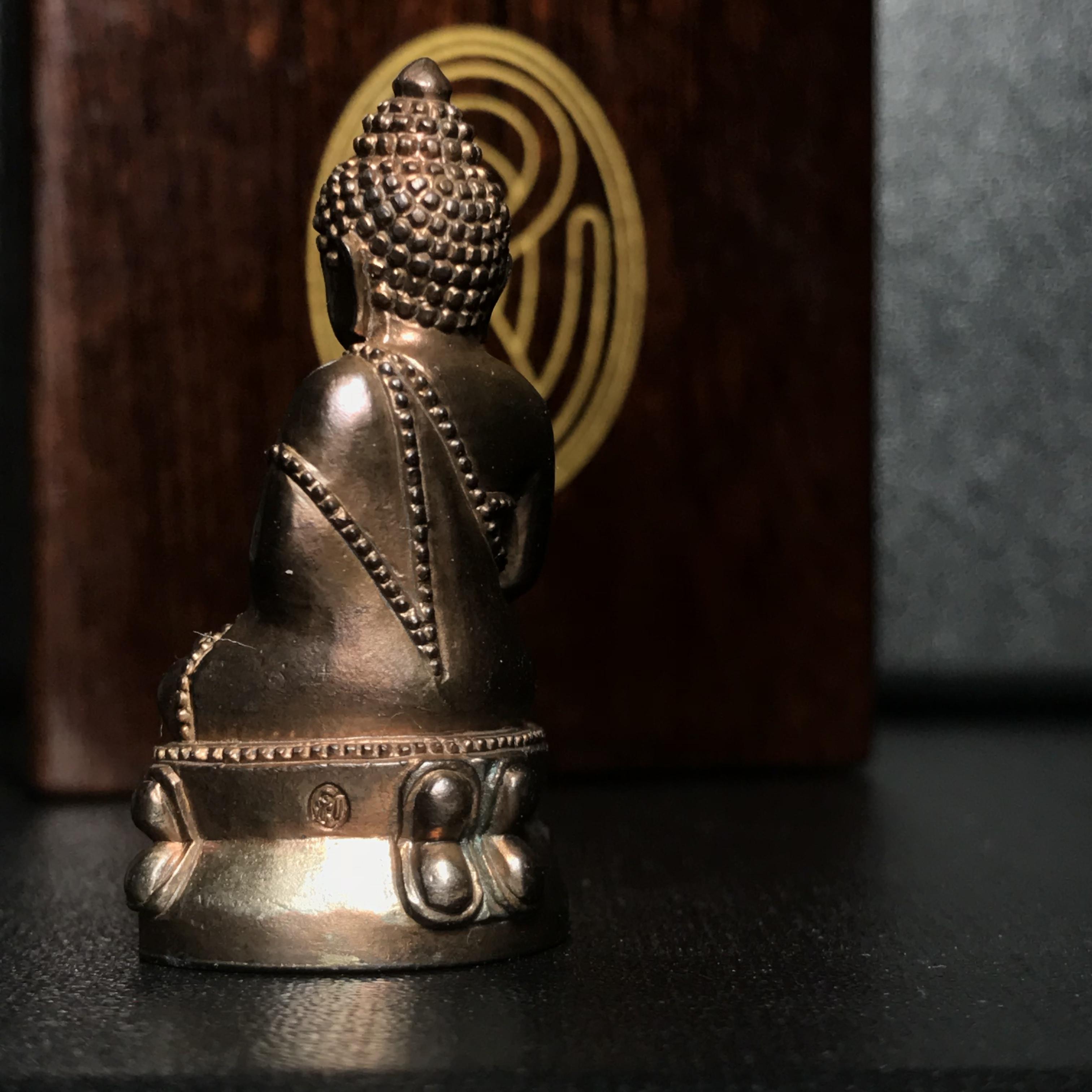 พระกริ่งพุทธนิรมิต สมเด็จพระวันรัต (จุนท์) วัดบวรนิเวศวิหาร เนื้อนวโลหะ ปี2552(1ใน300องค์)