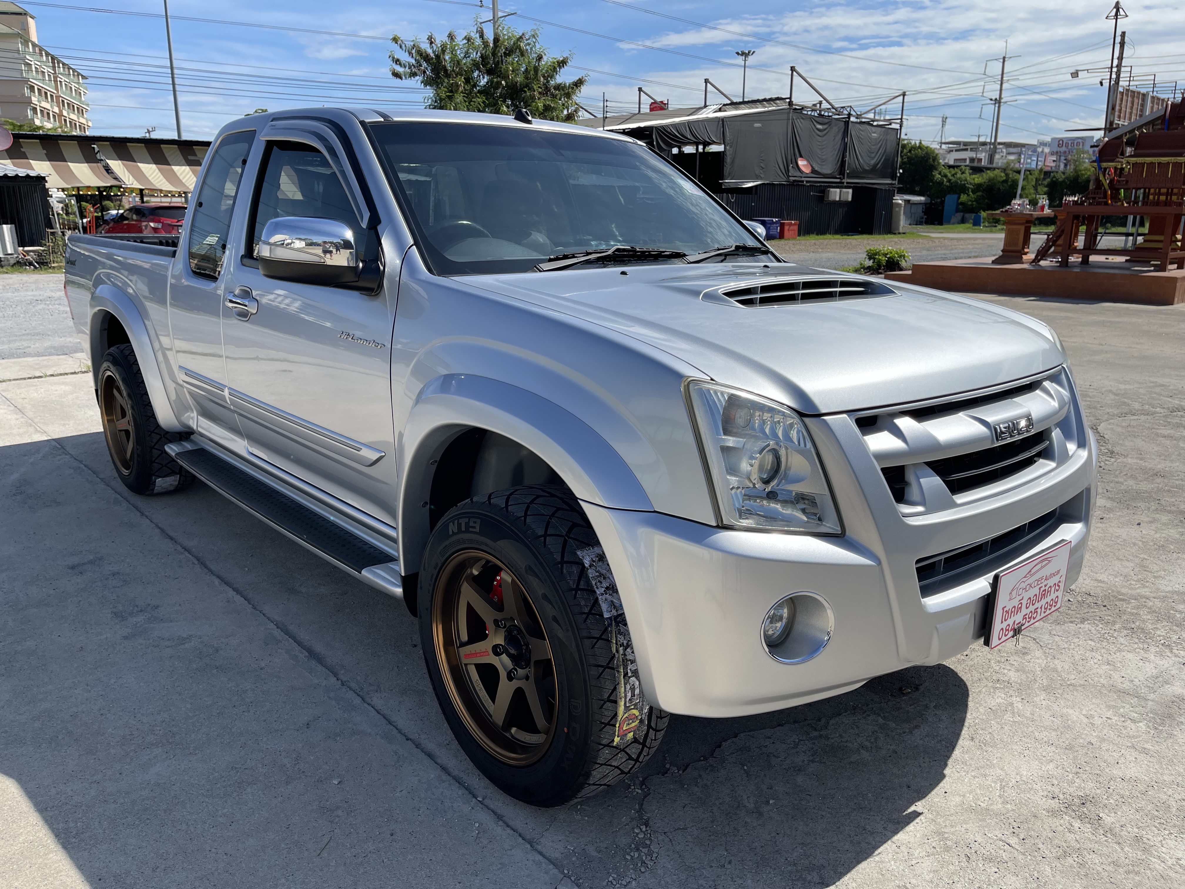 Isuzu Dmax Cab Hilander 3.0 Vgs Abs Airbag 2010 เงิน