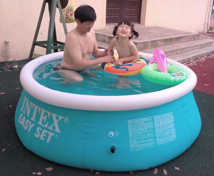 สระน้ำสำเร็จรูป สระน้ำขนาดใหญ่ Intex Easy Set 6 ฟุต 28101