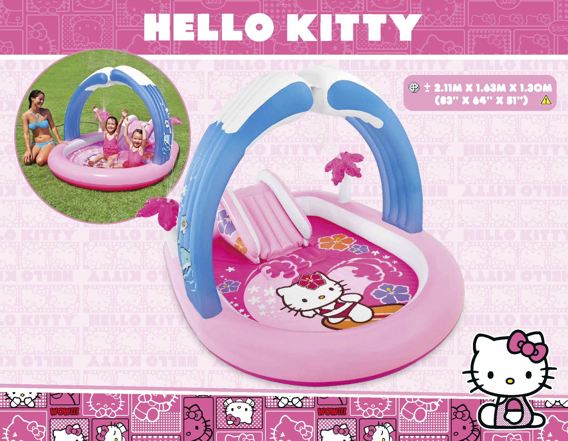 Intex Play Center Hello Kitty สระน้ำสไลเดอร์เฮลโล่คิตตี้ 57137