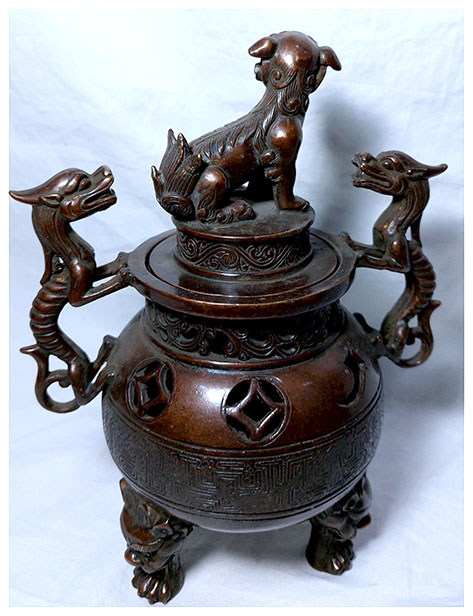 เตากำยาน ที่จุดกำยาน ของตกแต่งบ้านสไตล์จีน