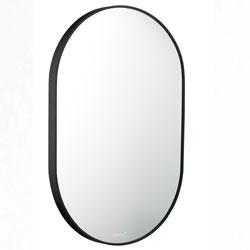 MF3611BK กระจกทรงแคปซูลกรอบสีดำ50X75ซม.