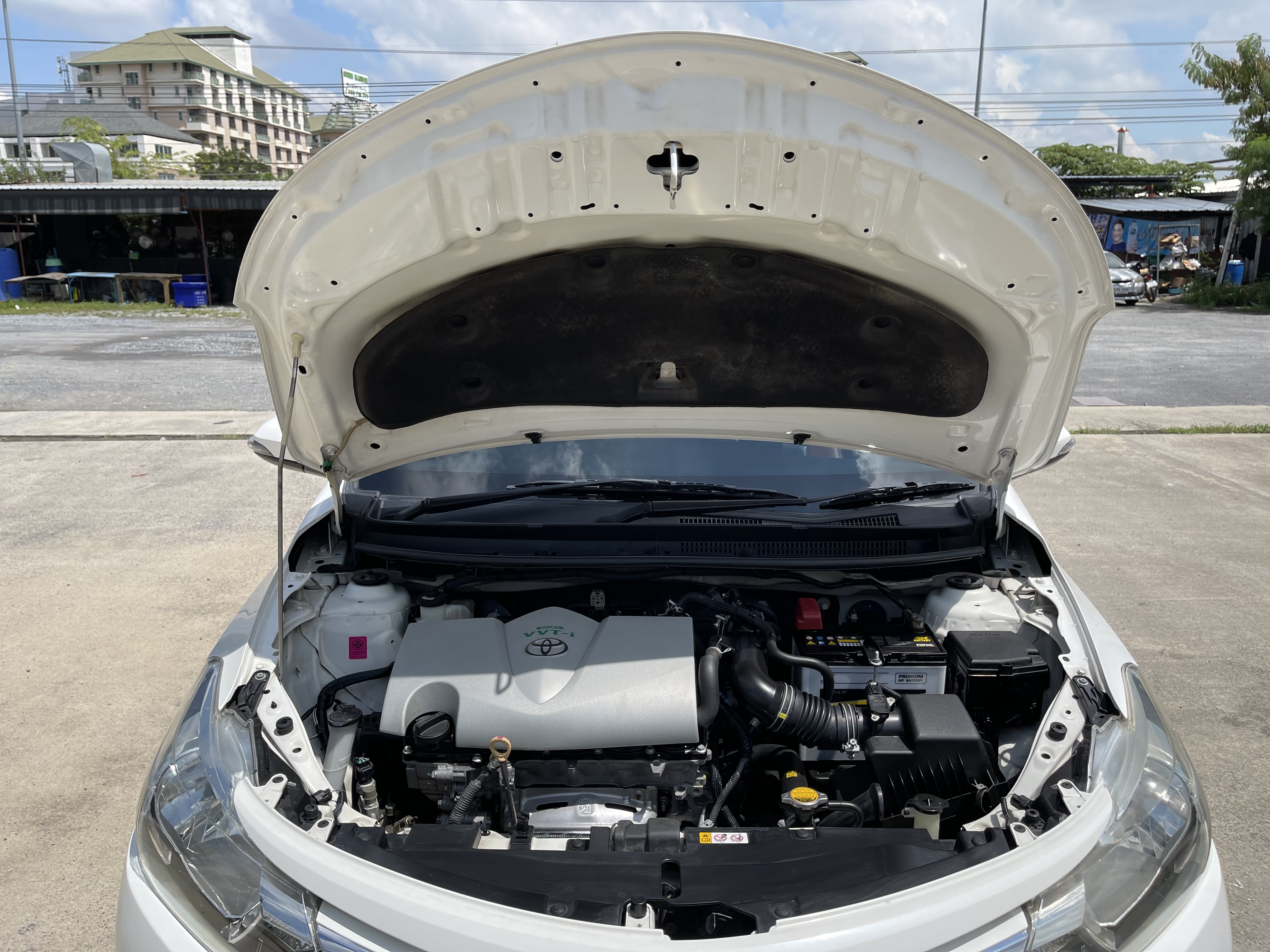 Toyota Vios 1.5 E (E85) At 2016 ขาว