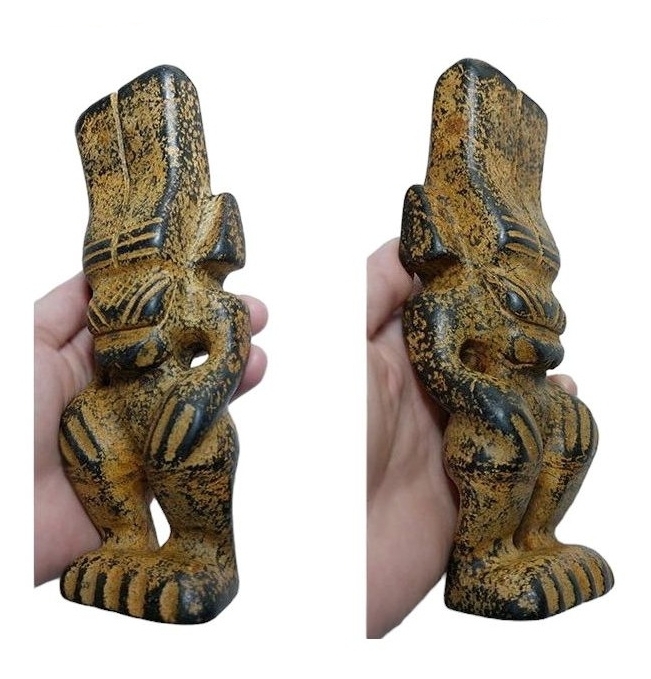 รูปปั้นหิน เทวรูปหิน หินรูปเอเลี่ยนต่างๆ (หินแม่เหล็กดูดติด)