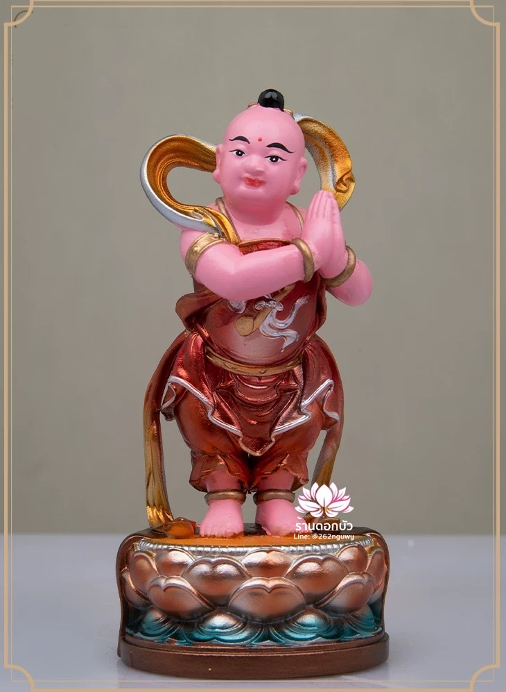 องค์พระขนาดเล็ก สำหรับบูชาหรือวางหน้ารถ งานเรซิ่น ขนาด 4 นิ้ว เช่าบูชา Line: @262nguwy