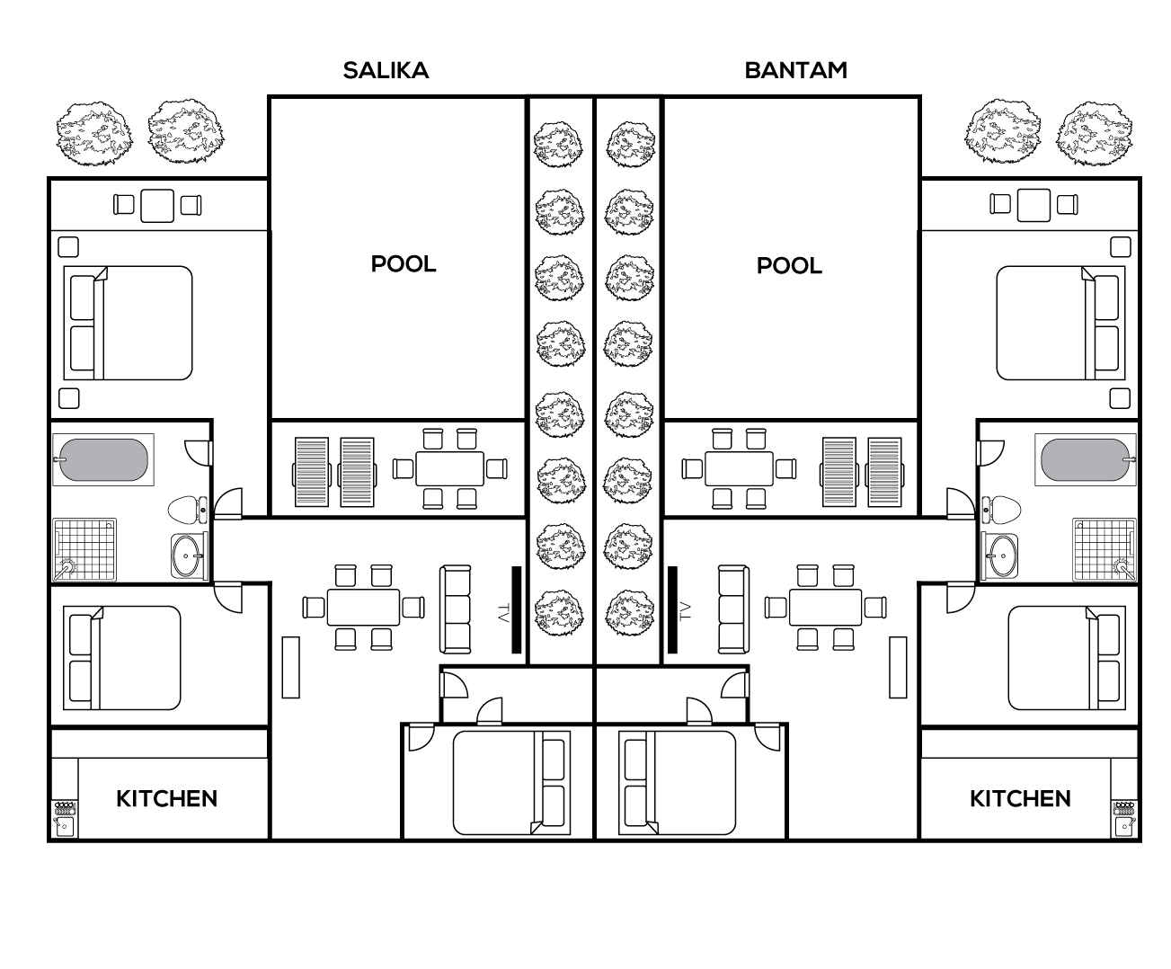 For Rent : Rawai, Private Pool Villa by the Beach, 3 Bedroom 2 Bathroom