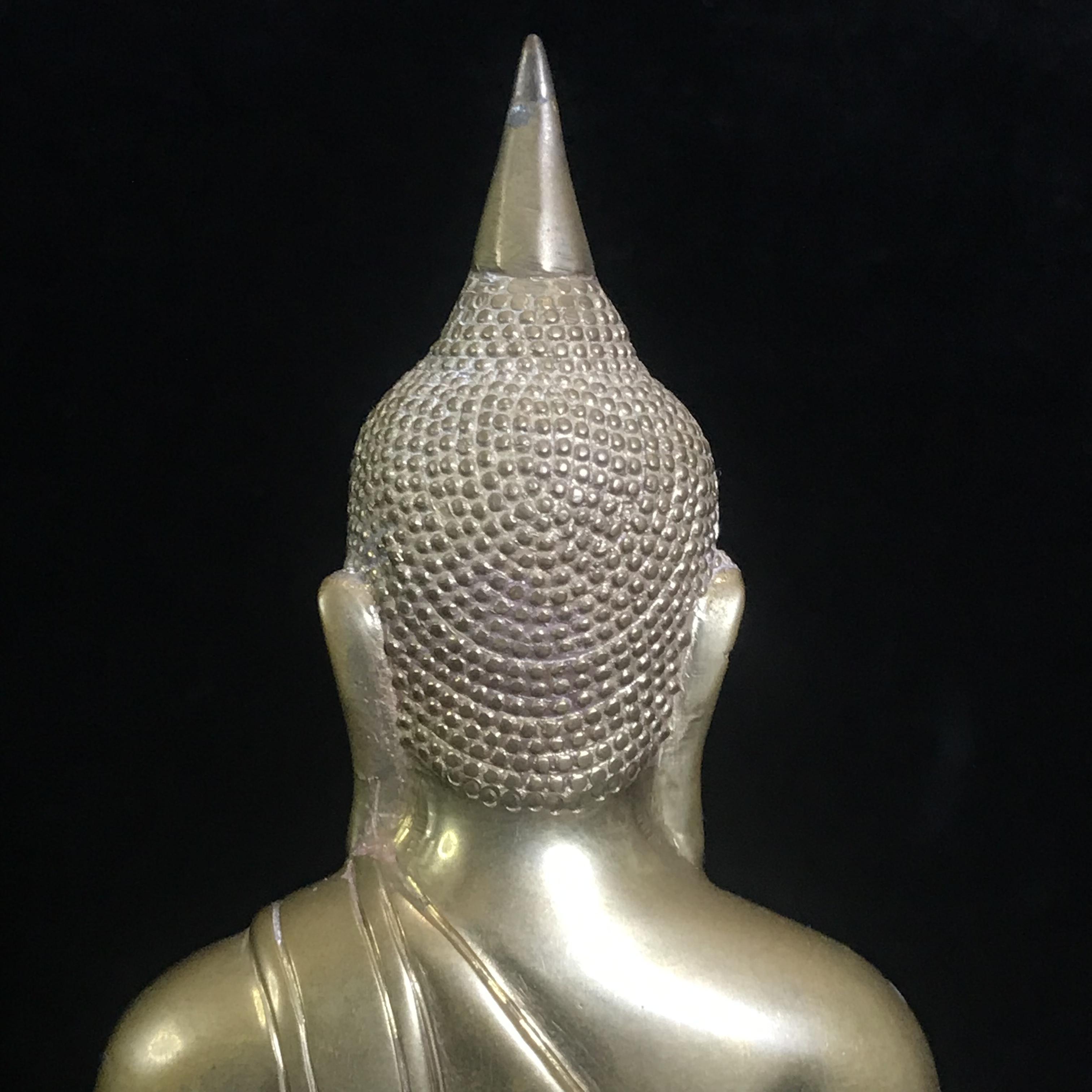 พระบูชาพระพุทธโสธร ภปร. รุ่นย้อนยุค ปี2539 กาญจนาภิเษกครองราชสมบัติครบ 50ปี หน้าตัก 5นิ้ว หมายเลข02058