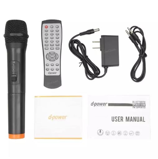 ลำโพง Dpower ลำโพงบูลทูธ Bluetooth FM 40W รุ่น K10W