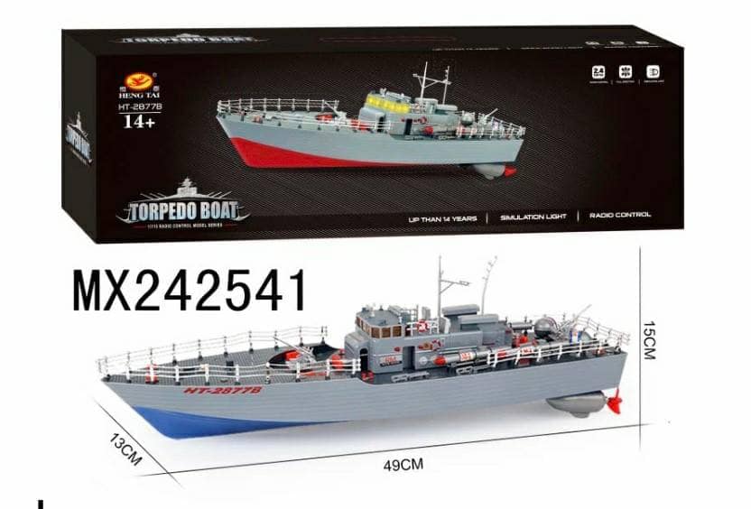 เรือ HT28778 Torpedo Boat 2.4 GHz. ขนาด 1/115