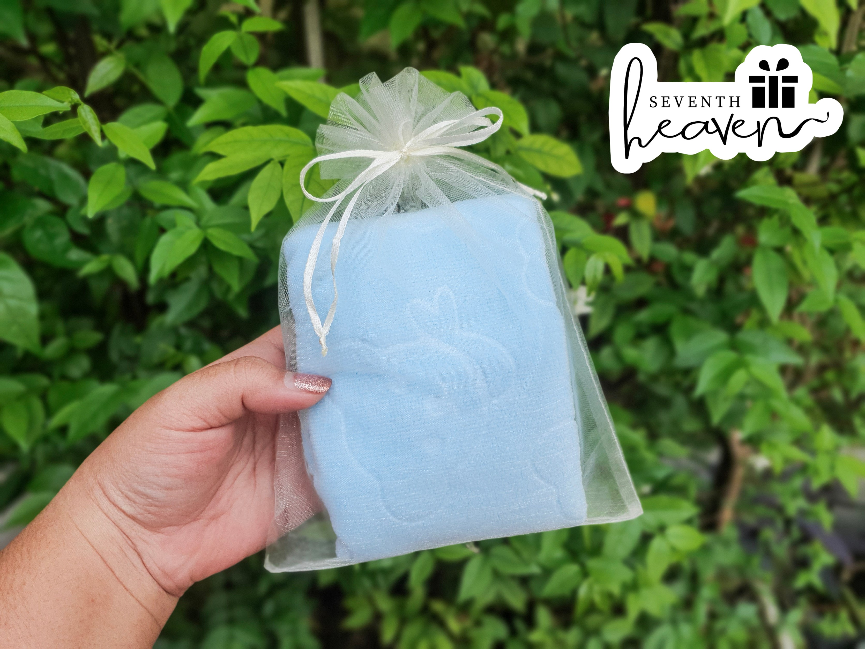 ของชำร่วยงานศพ ผ้าขนหนูนาโน ขนาดผ้าเช็ดผม 15*30 นิ้ว