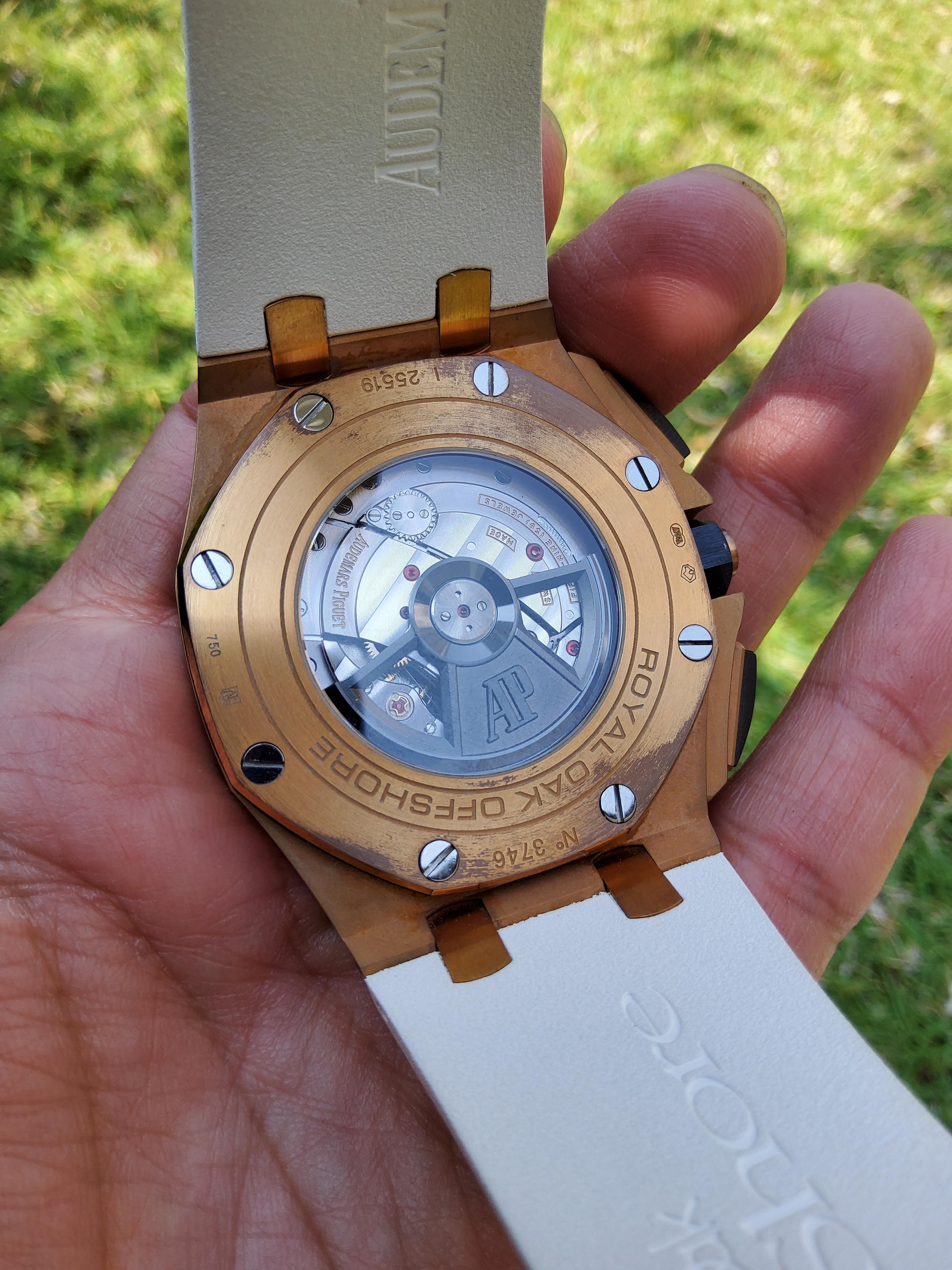 USED AP OFFSHORE NOVELTY CHRONOGRAPH ROSEGOLD (44MM.)