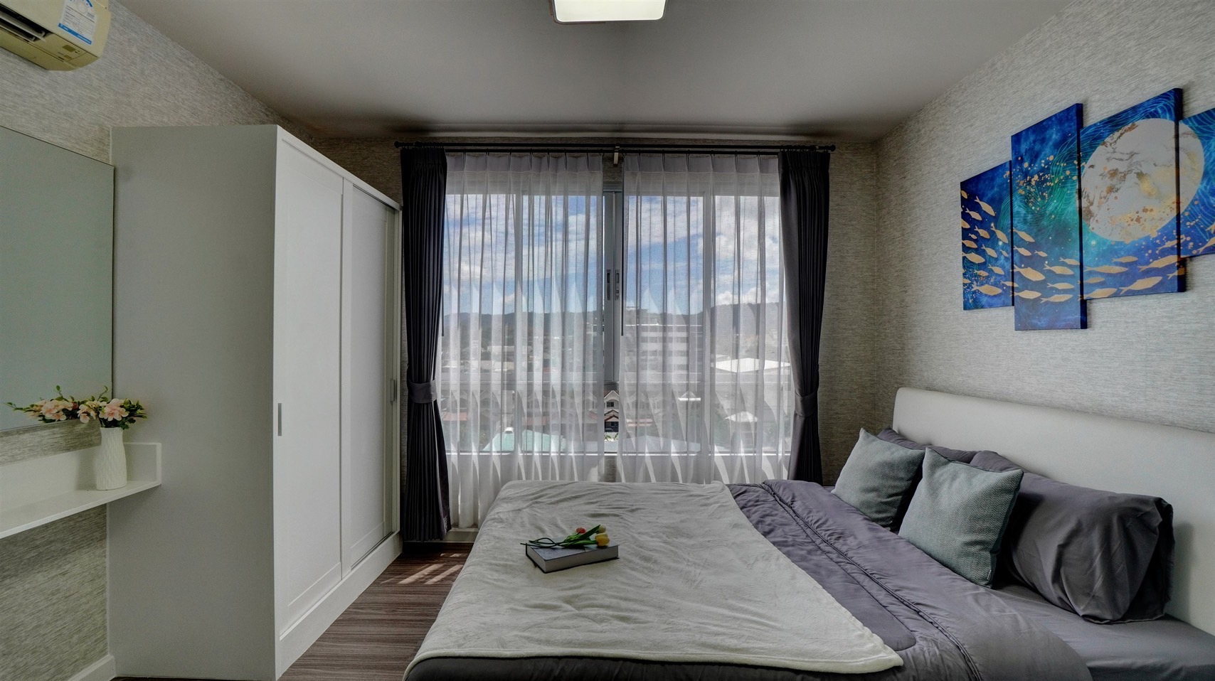 For Rent : Kuku, Dcondo Campus, 1 Bedroom 1 Bathroom, 7th flr., Mountian view