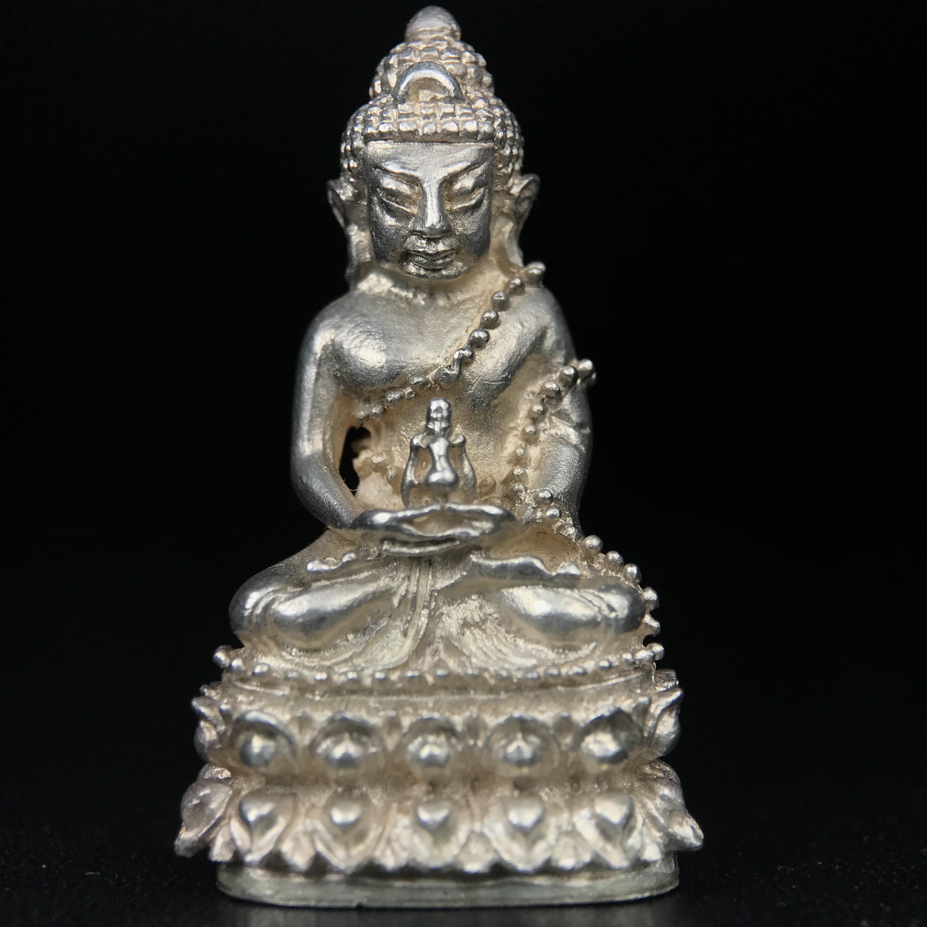 พระกริ่งญาณสังวร(พระกริ่ง ญส.)ปี 2519 เนื้อเงิน(สภาพสวยผิวเดิมขึ้นน้ำทองสวยมาก) สมเด็จพระญาณสังวรและหลวงพ่อคูณ ปริสุทโธ จับสายสูตรร่วมกันในพิธีเททอง ณ อุโบสถวัดบวรนิเวศวิหาร(พิธีใหญ่ เจตนาดี หลวงปู่โต๊ะร่วมปลุกเสก)(แบบนี้ไม่ควรพลาด)หายาก 1ใน 999 องค์