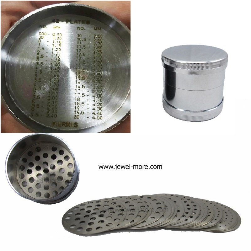 ตะแกรงคัดแยกขนาดเพชร Stone Sieve Set