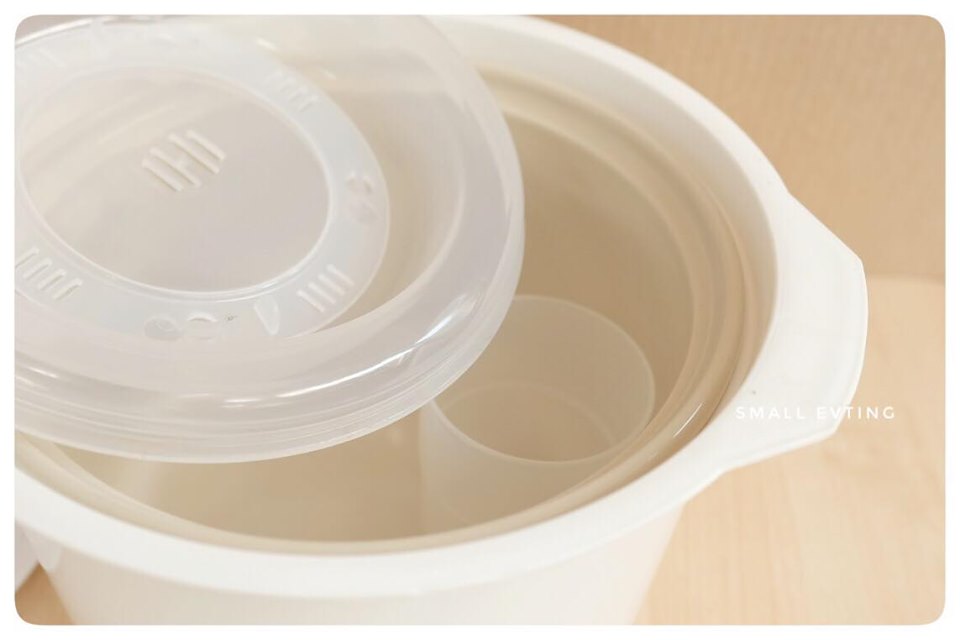 Small Evting 5090 หมัอหุงข้าวด้วยไมโครเวฟ รุ่นหุง 2 ถ้วย หม้อหุงข้าวไมโครเวฟ Rice cooker Microwave cooking