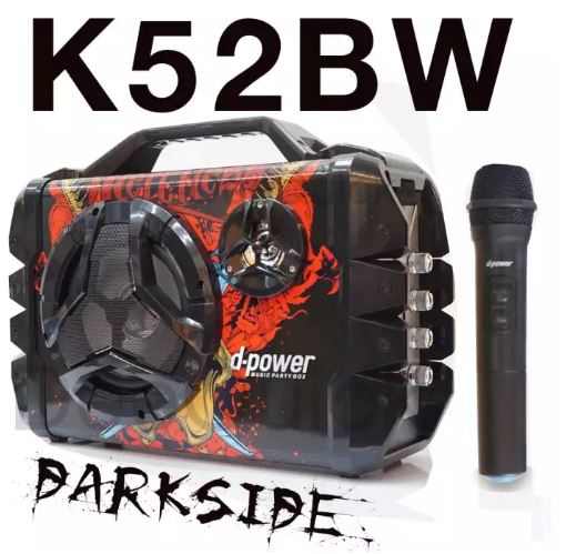 ตู้ลำโพง D-power K52B 30W ลำโพงบลูทูธ + ไมค์ลอย