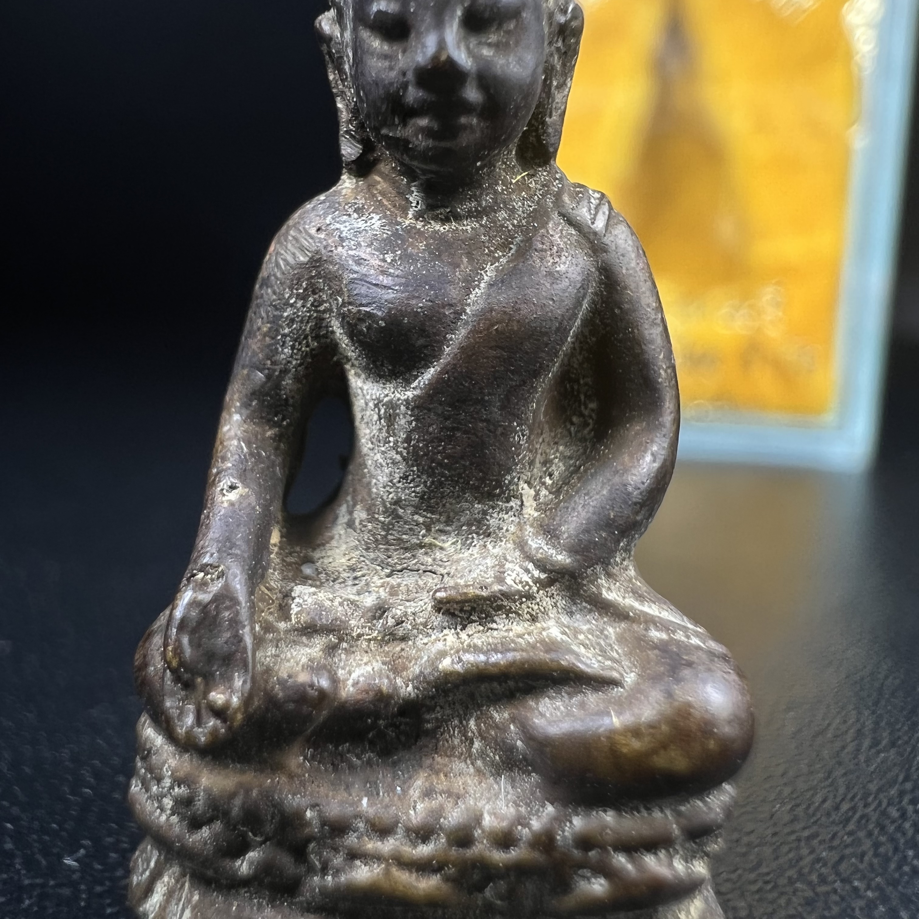 พระกริ่งไพรีพินาศ วัดบวรนิเวศ ปี2530 เนื้อทองผสม ที่ระลึกครบรอบ30ปี ธนาคารทหารไทย (มีส่วนผสมของชนวนเก่าของไพรีพินาศรุ่นแรก)อานุภาพยิ่งใหญ่ กำราบศัตรูพ่ายสิ้น พระไพรีพินาศ