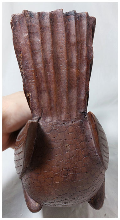 นกไม้สัก นกตลับ(มีช่องลับใต้ท้อง)งานเก่า