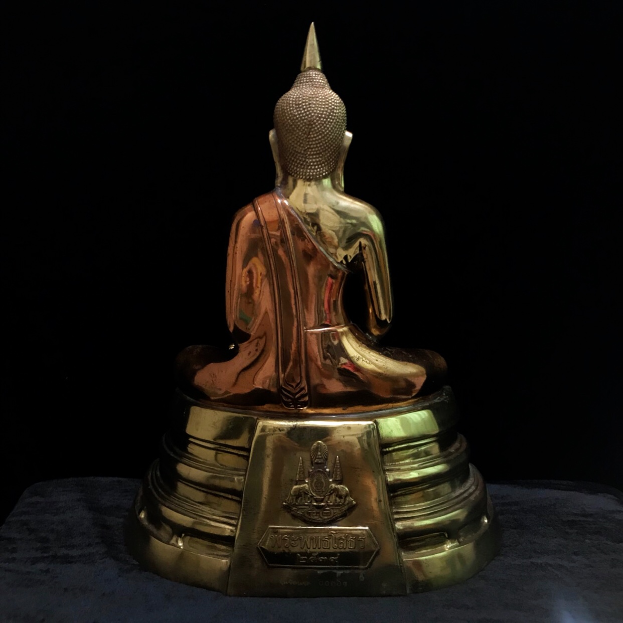 พระบูชาพระพุทธโสธร ภปร. รุ่นย้อนยุค ปี2539 หน้าตัก9นิ้ว สามกษัตริย์