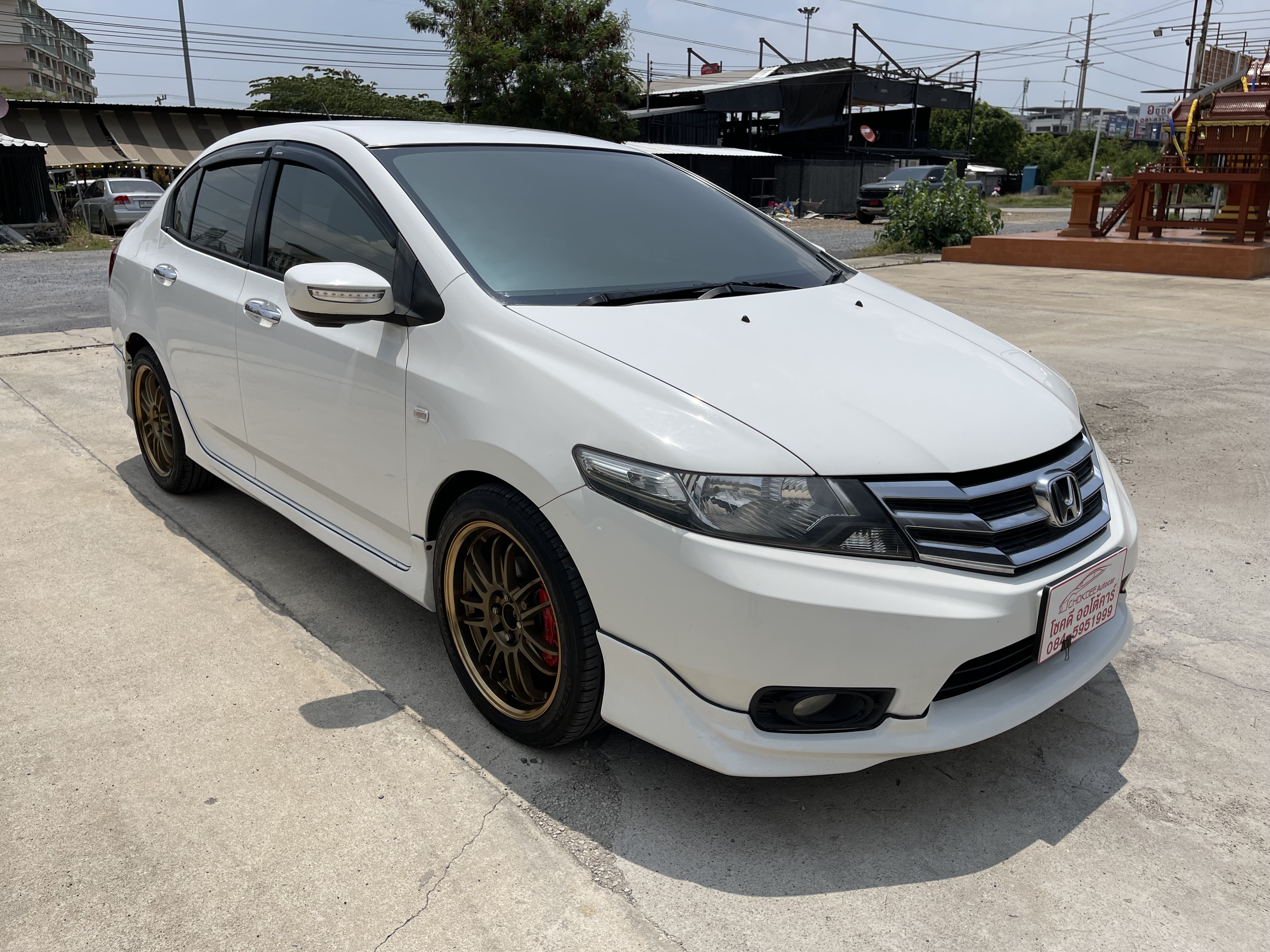 Honda City 1.5 SV At 2013 ขาว