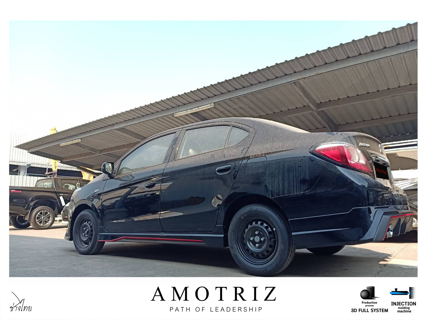 Mitsubishi Attrage 2020 body kits by Amotriz