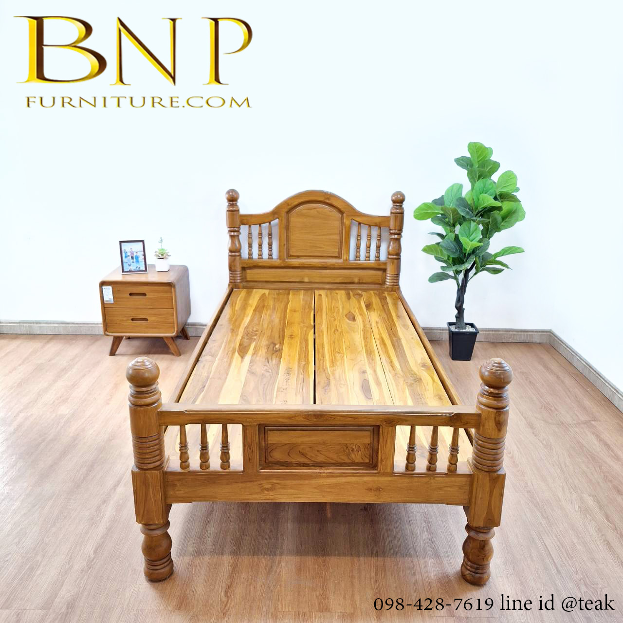 เตียงเต้าลูกกรง (classic ) 3.5 ฟุต