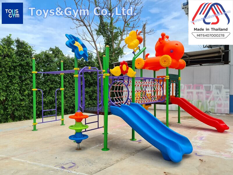 MiT-โรงงานผลิตเครื่องเล่นสนามกลางแจ้ง -อุปกรณ์สนามเด็กเล่นชุดฮิปโปโปเตมัส