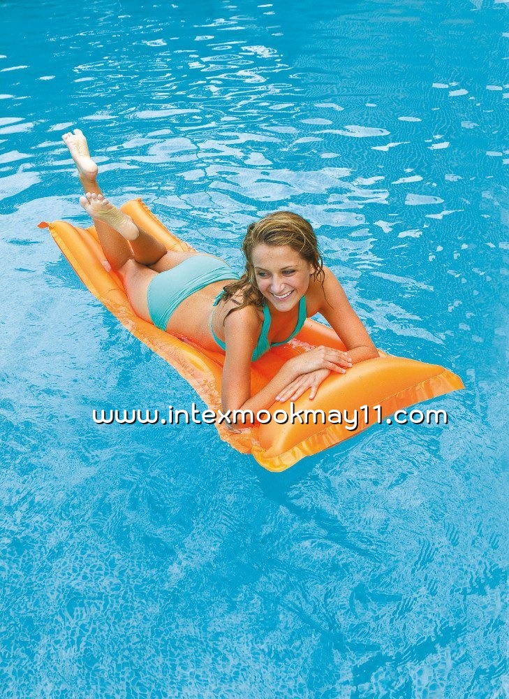 Intex 59703 Econo Mat แพยางลอยน้ำเป่าลม หลากสี