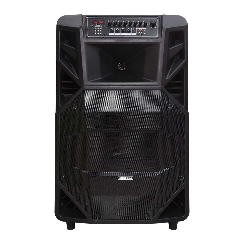 ตู้ลำโพง ลำโพงบลูทูธ SOUNDMILAN ml-2212 ตู้ลาก 18 นิ้ว 100W
