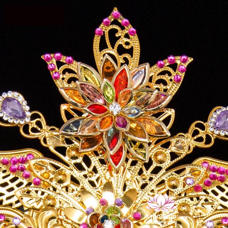 หมวกเทพเจ้าฝ่ายหญิง หมวกเทพนารี หมวกเทวนารี หมวกเจ้าแม่ หมวกพระหญิง หมวกกิมซิ้น หมวกพระจีน