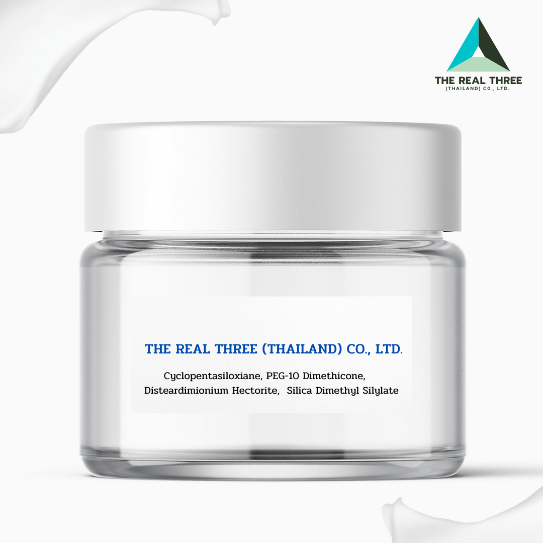 Cyclopentasiloxiane, PEG-10 Dimethicone, Disteardimionium Hectorite, Silica Dimethyl Silylate
