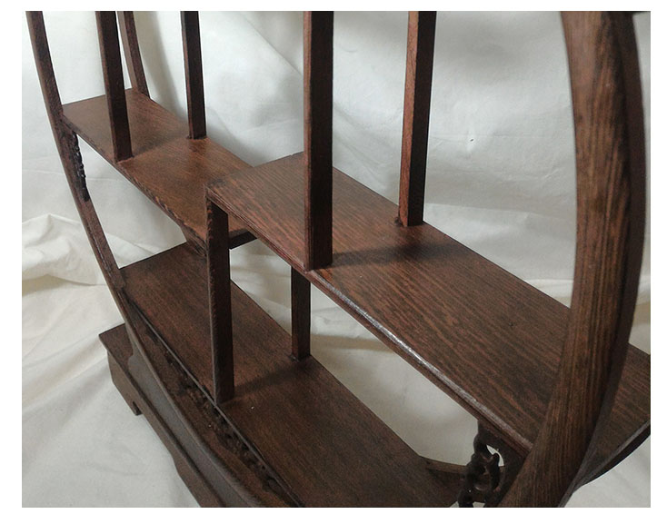 ชั้นวางของตั้งโชว์สไตล์จีน -ทรงกลม 50cm