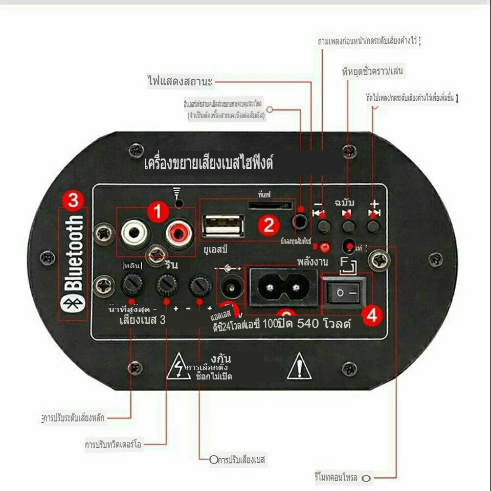 BAIMAO 6 5นิ้ว12V 220V รถเสียง Hifi แบบพกพา200W Bluetooth ซับวูฟเฟอร์