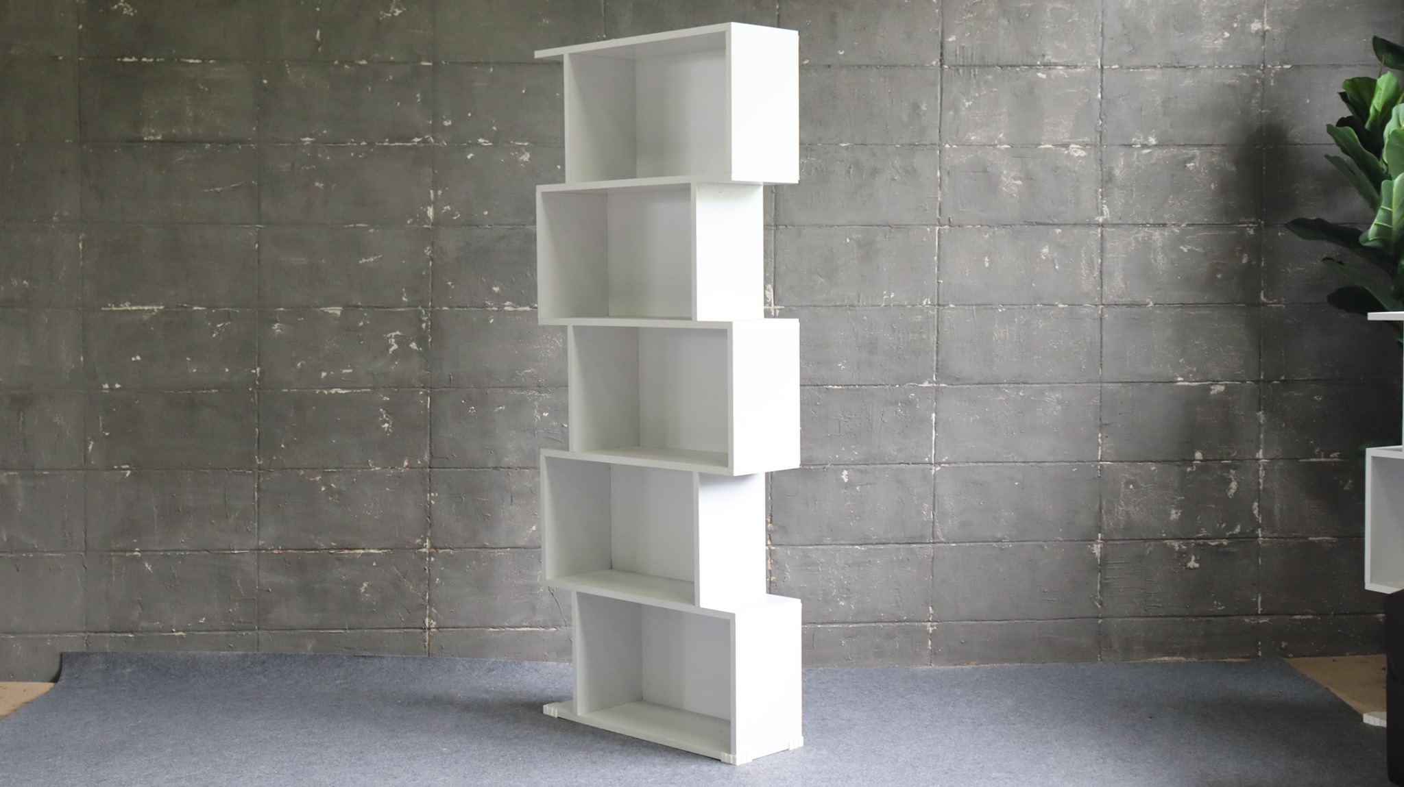 ชั้นวางของดีไซน์ซิกแซก 5 ชั้น