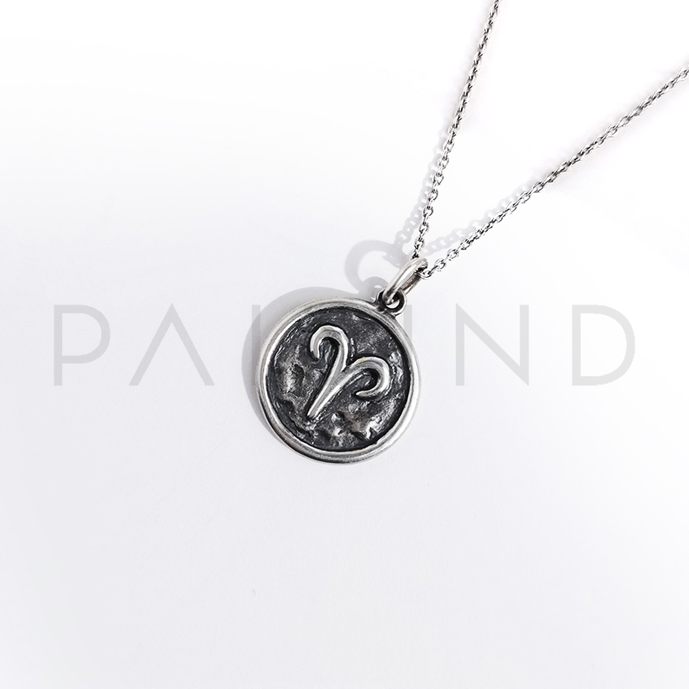 จี้ Zodiac เงินแท้ สำหรับชาวเดือนเมษายน