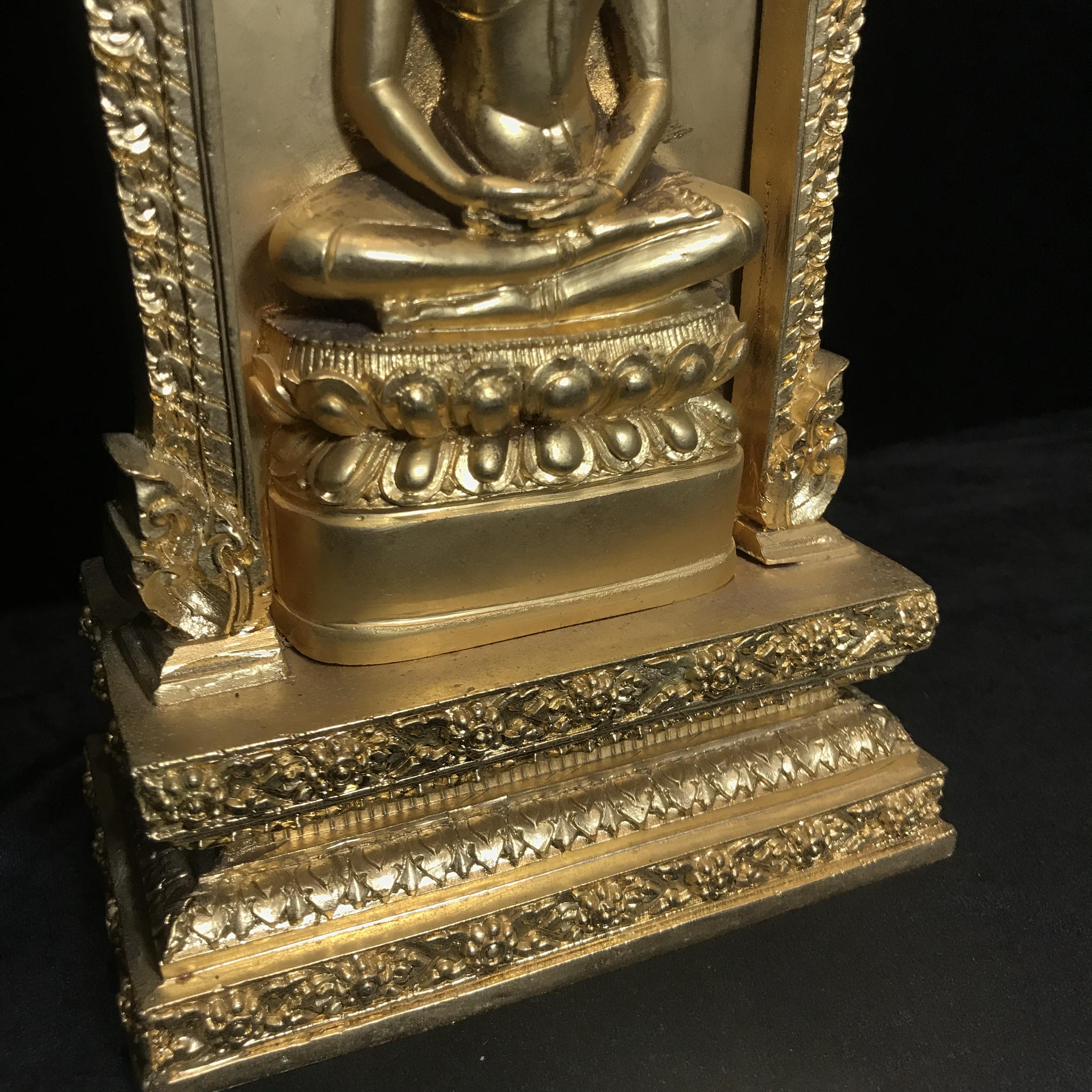 พระบูชาสมเด็จศิริราชร้อยปี(พระคะแนน) หลัง ภปร. ปี2531 ในหลวงรัชกาลที่9พระราชทานผงจิตรลดา(พระดี พิธีใหญ่ ปีลึก เจตนาบริสุทธิ์ สุดยอดมวลสาร)(องค์กรรมการ กะไหล่ทอง หายาก)