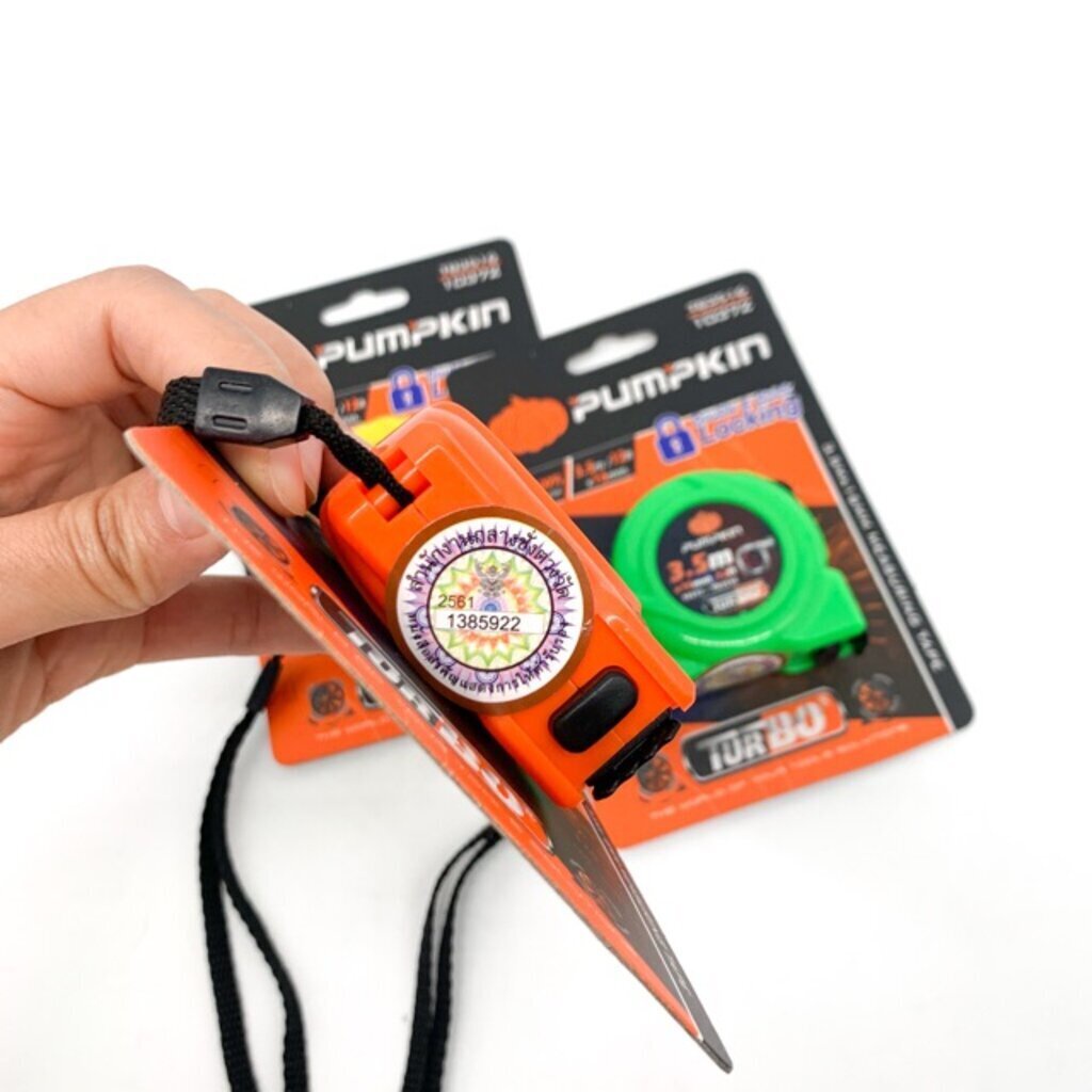 Pumpkin ตลับเมตร Turbo ขนาด 3.5mx16mm ขนาดเล็กพกพาง่าย(เขียว)
