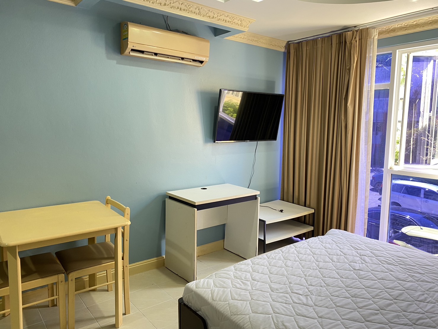 For Rent : Wichit, Pornsawan Condotel, 1 Bedroom 1 Bathroom, 2nd flr.