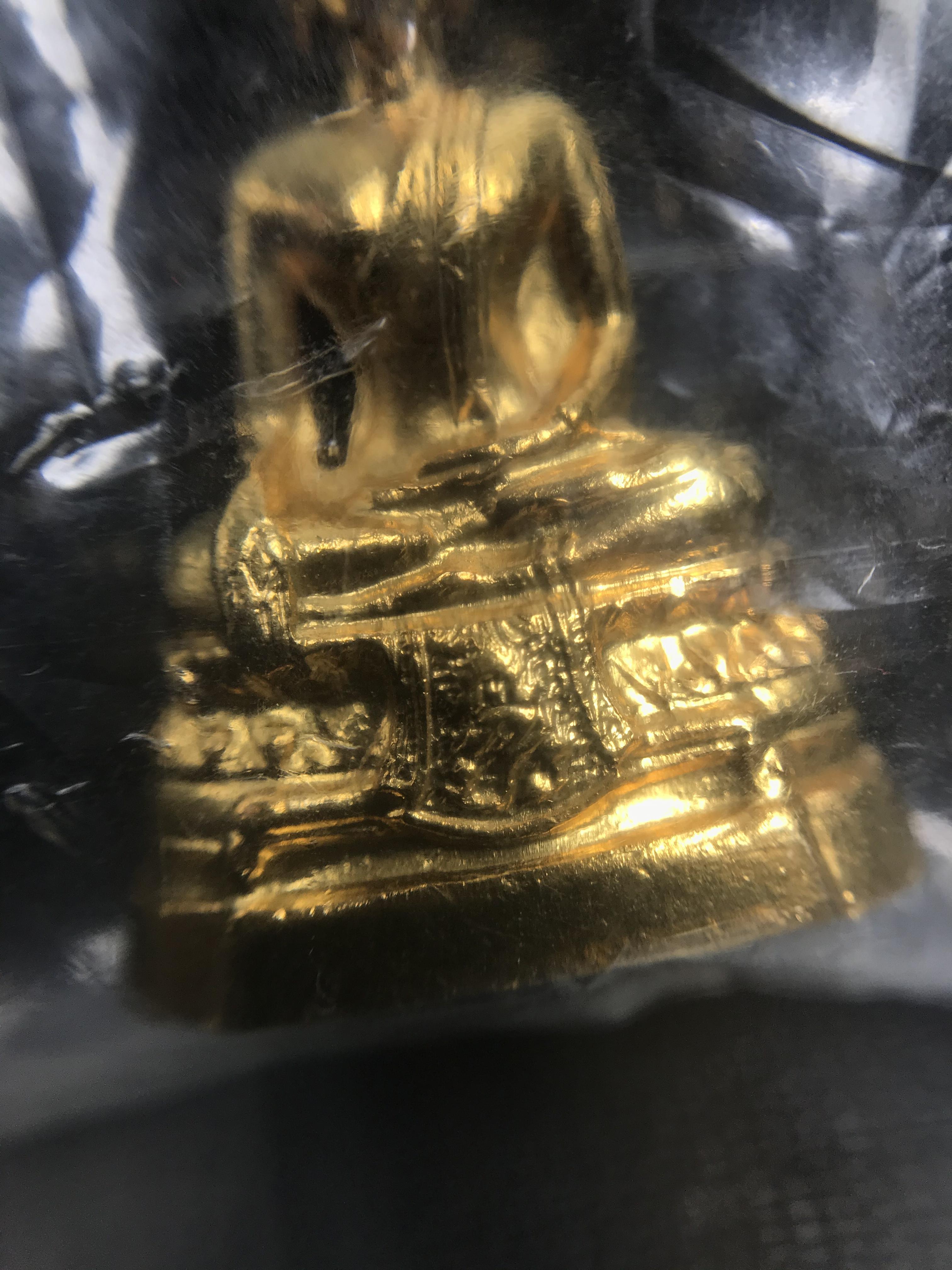 พระกริ่ง ภปร.(รุ่นแรก) วัดบวรนิเวศวิหาร พ.ศ.2508 กะไหล่ทองเดิม(กรรมการ)พิมพ์นิยม(หูยาว)สภาพสวยซีนซองเดิม (ในหลวงรัชกาลที่9ทรงเสด็จเททอง)