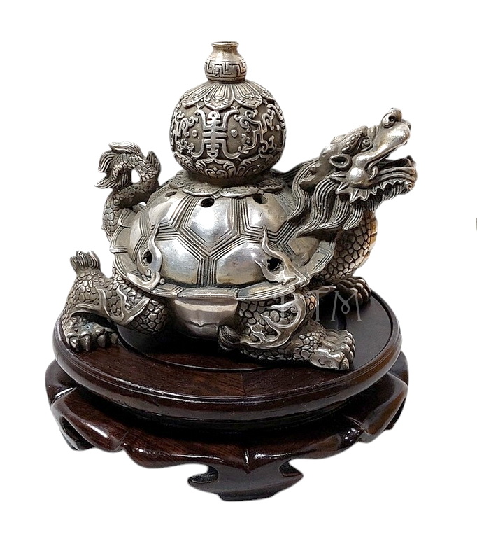 กี๋หรือฐานไม้สไตล์จีน หน้าท๊อปกลม--BPT215