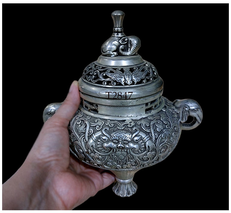 หน้ากาล- เตากำยาน โถกำยาน กระถางกำยาน ของสะสม ของตกแต่งบ้าน