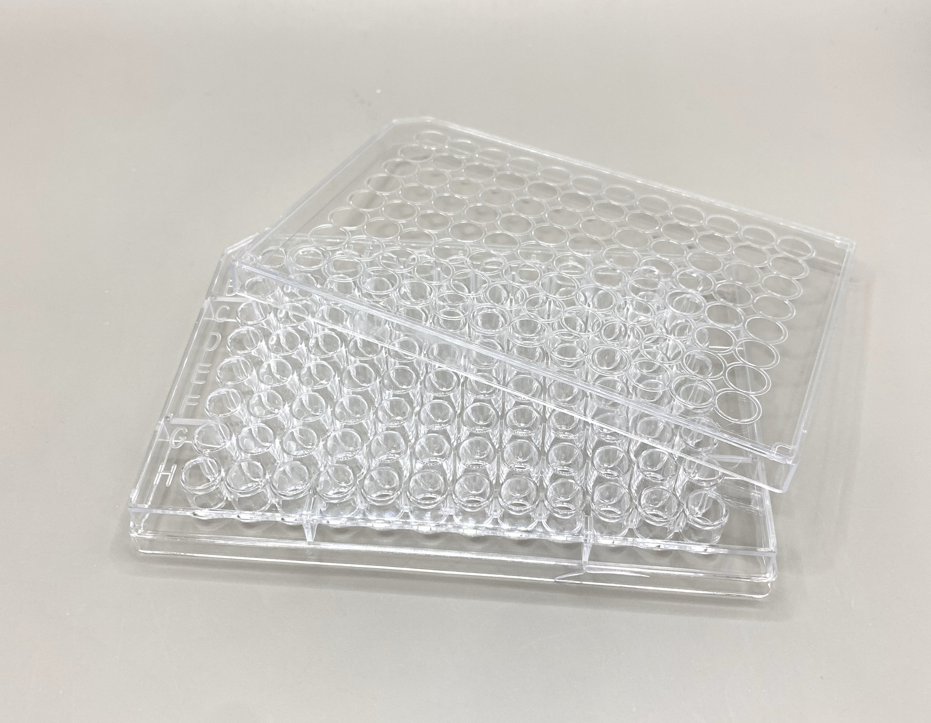 Culture plate จานหลุมพลาสติกใส 6 , 12, 24, 48, 96ช่อง ปราศจากเชื้อพร้อมฝาปิด ,1ชิ้น/แพ็ค